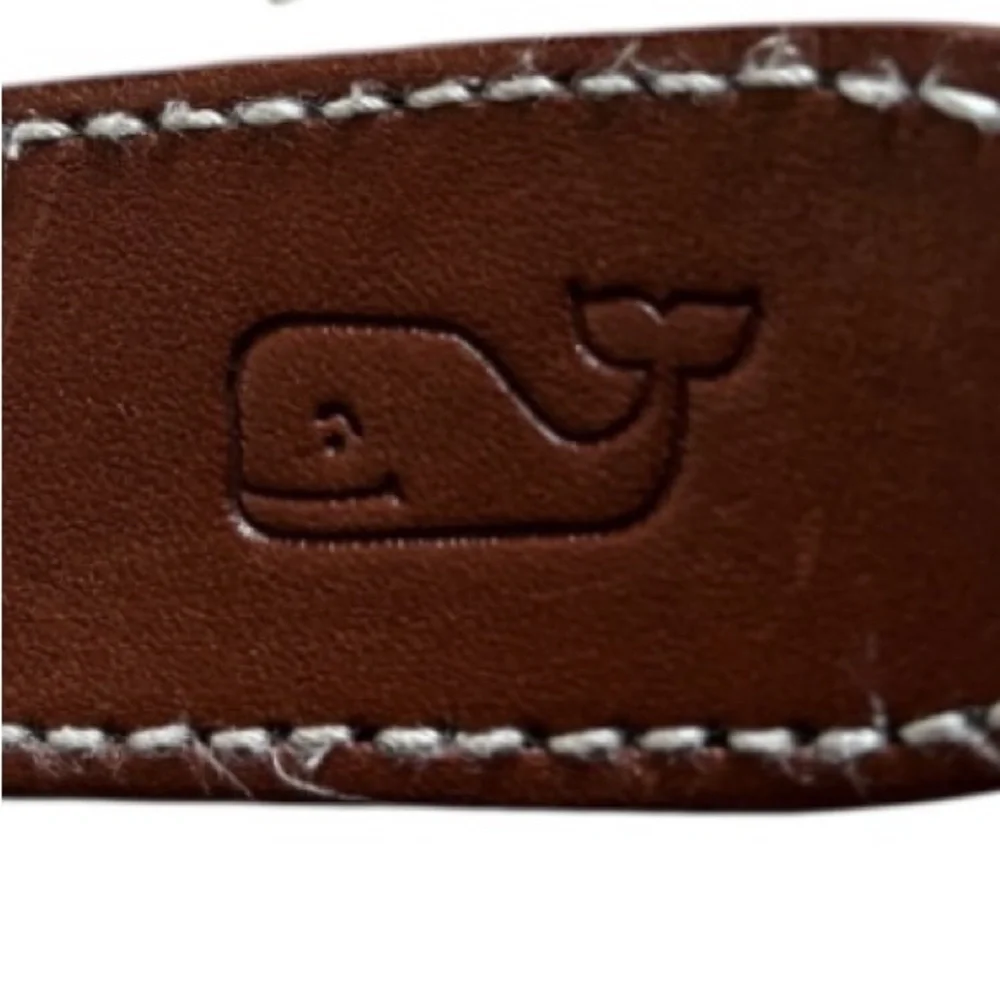 Vineyard Vines Youth or Men’s Woven Braided Stretch Leather Belt Size 30